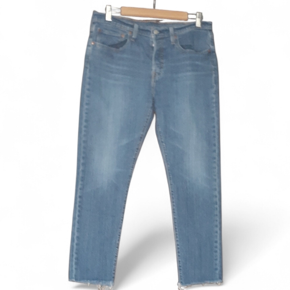 Levi's 501 Blue  Woman's Jeans Size 30 Very Good Condition